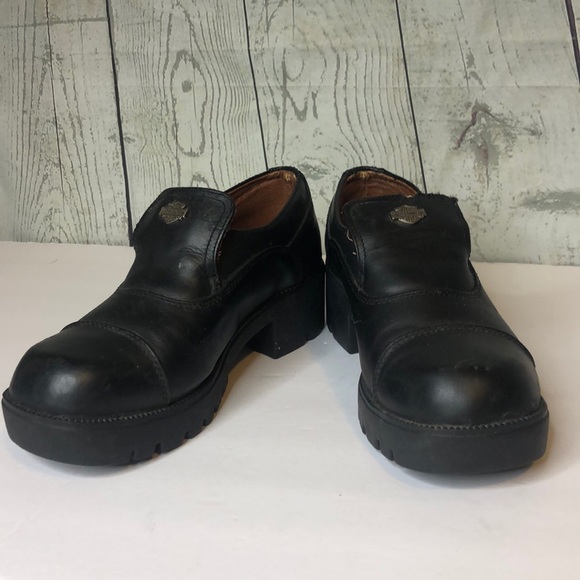 Harley-Davidson Shoes - Harley Davidson Motorcycle Shoes Clogs Slip On 6.5